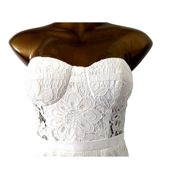 NWT Sz XXS-6 JARLO of London CLEO Lace Maxi dress Bridal Prom Formal - Picture 3 of 13